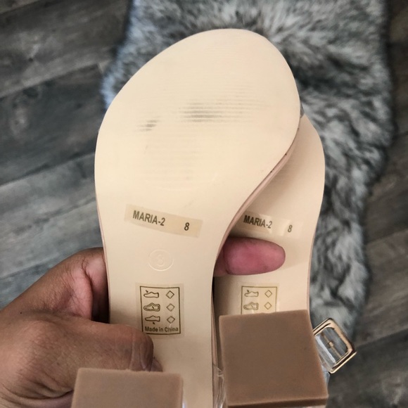 New Cape Robbin transparent heels size 8 - Picture 6 of 8